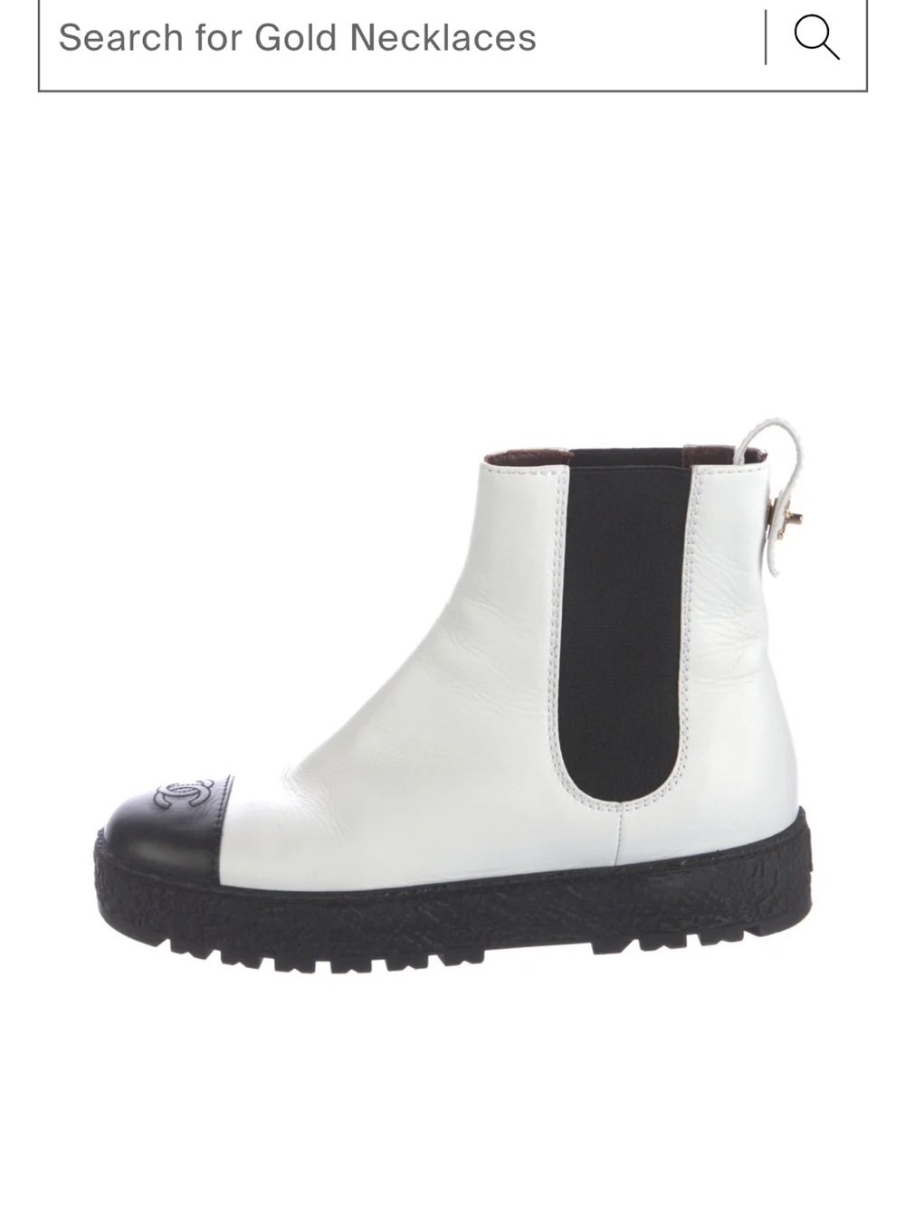 2021 Interlocking CC Logo Chelsea Boots Chanel